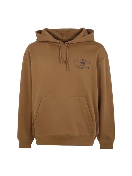 Bluza z kapturem Filson z kapturem brązowa