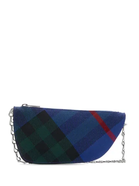 Geantă Burberry în carouri albastru