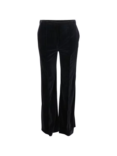 Pantaloni Borgo De Nor de catifea albastru
