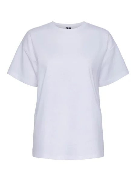 PIECES Tricou SKYLAR' alb