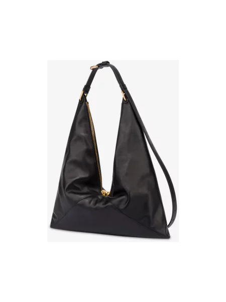 Torebka hobo Moschino czarna