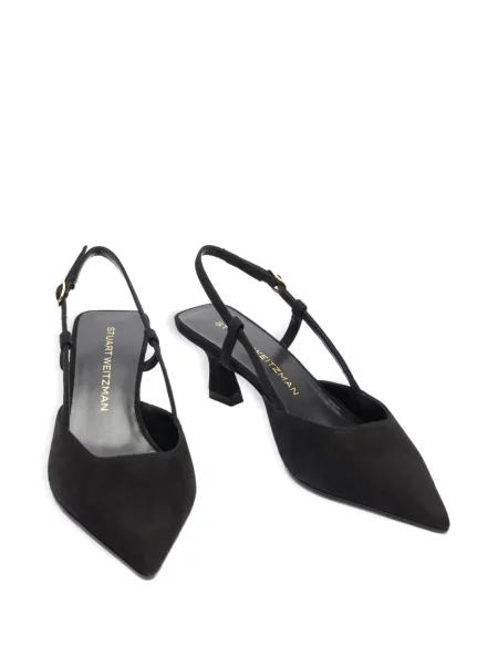 Pantofi cu toc Stuart Weitzman slingback negru