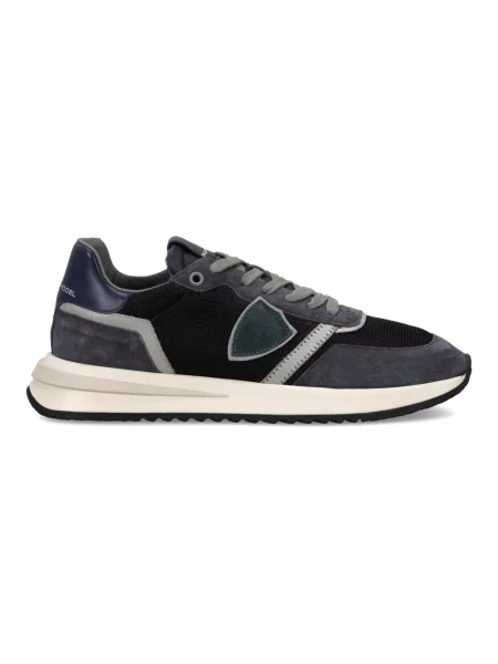 Buty do biegania Philippe Model skórzane do biegania niebieskie