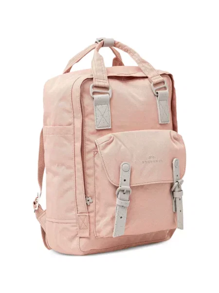 Rucsac Doughnut cu model floral cu cataramă roz