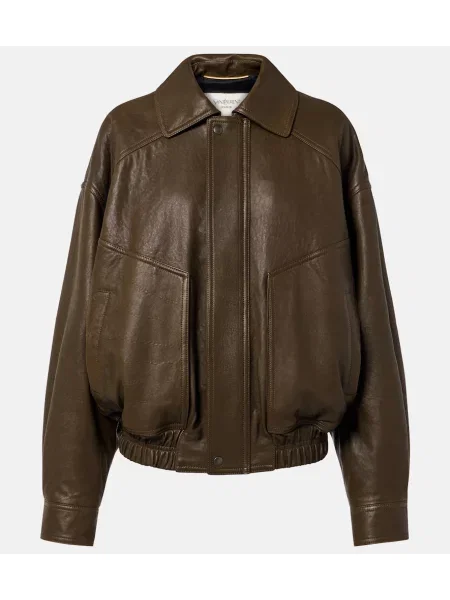 Geanta de piele Saint Laurent verde