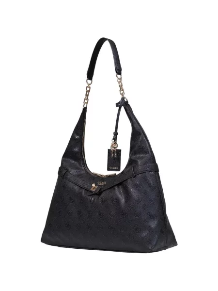 Geantă shopper Guess negru