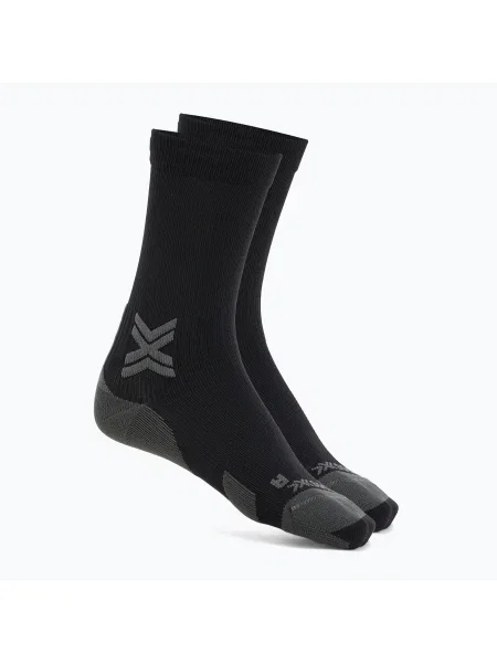 X-Socks Run Discover Crew fekete/szürke zokni. Méret: EU fekete