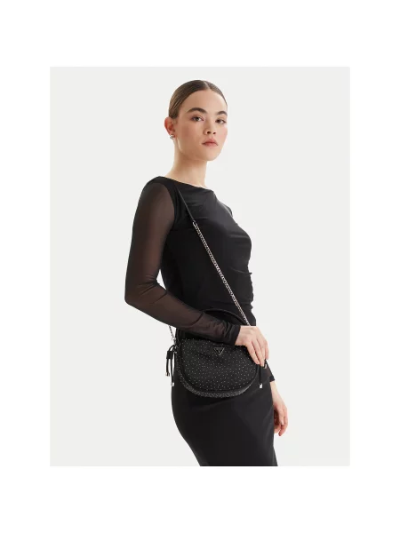 Torbica Guess Elsie Mini crna