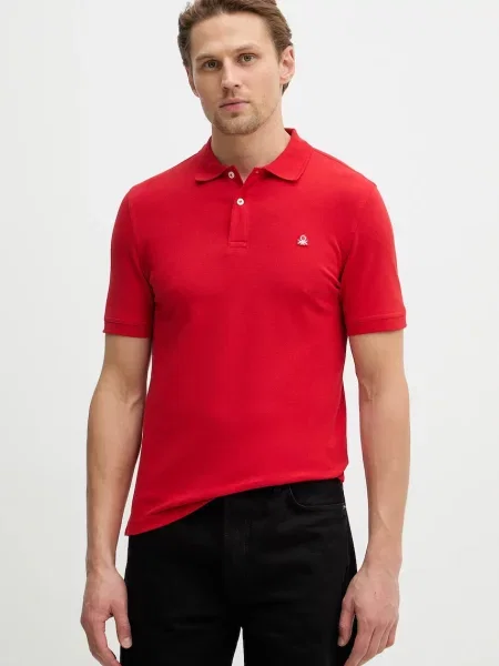 United Colors of Benetton polo czerwone