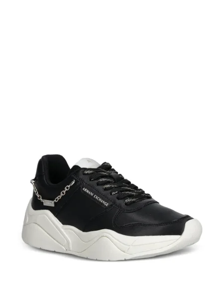 Sneakerși Armani Exchange negru