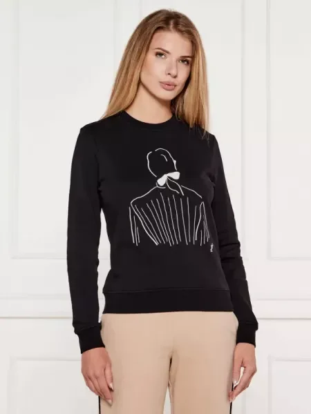 Karl Lagerfeld Hanorac negru