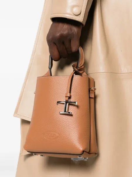 Geantă shopper Tod's din piele maro