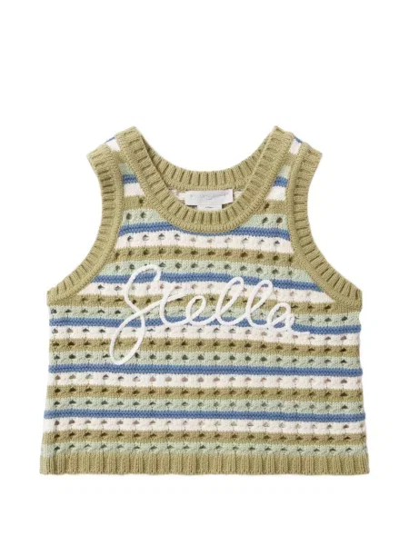 Top dziecięcy Stella Mccartney zielony