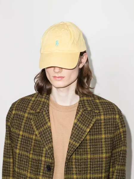 Haftowana czapka z daszkiem Polo Ralph Lauren klasyczna zielona