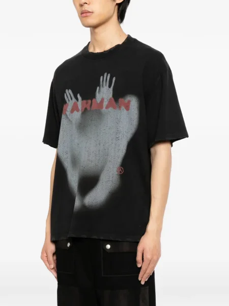 Tricou Warman cu imagine negru
