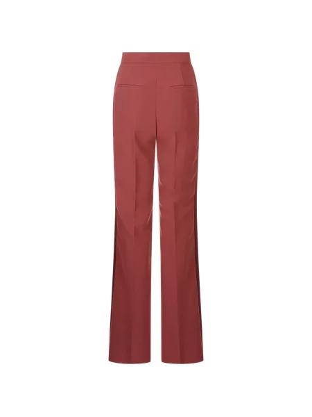 Pantaloni Max Mara cu dungi roșu