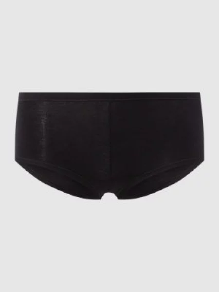 Majtki z dodatkiem streczu Schiesser czarne