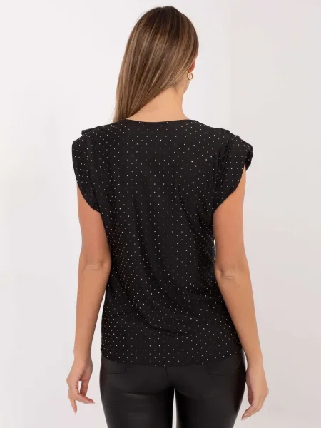 Bluză Italy Moda cu buline negru