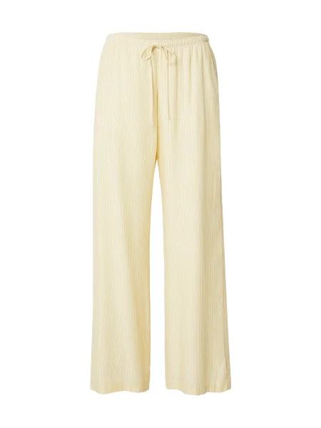 HOLLISTER Pantaloni galben deschis / murdar alb