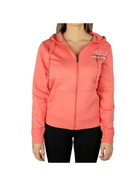 Bluza dresowa sportowa Skechers Full Zip Hoodie różowa