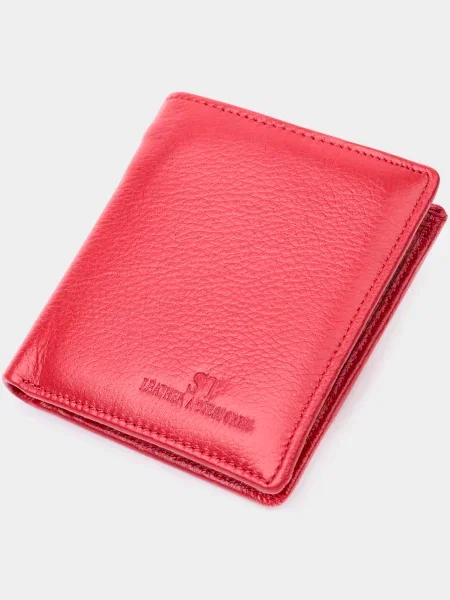 ST Leather Accessories Гаманець Шкіра червоний