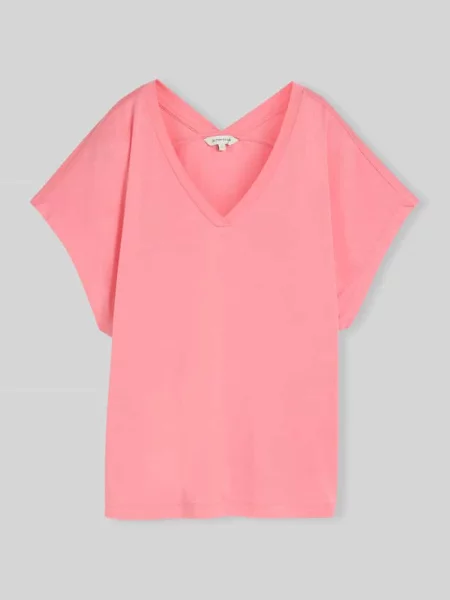 T-shirt o kroju loose fit z mieszanki Tom Tailor
