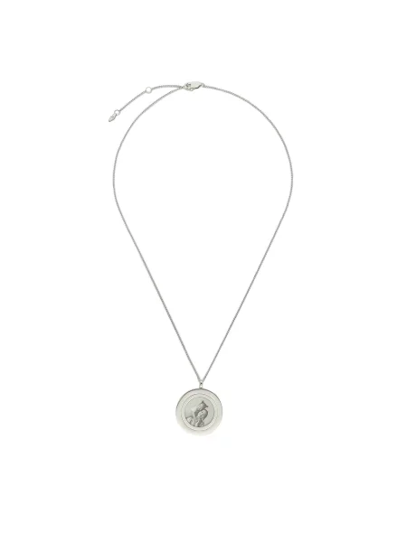 Κολιέ Fossil Harlow Locket Ασημί