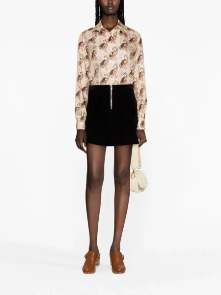 Cămașă Etro de mătase cu imagine cu model paisley