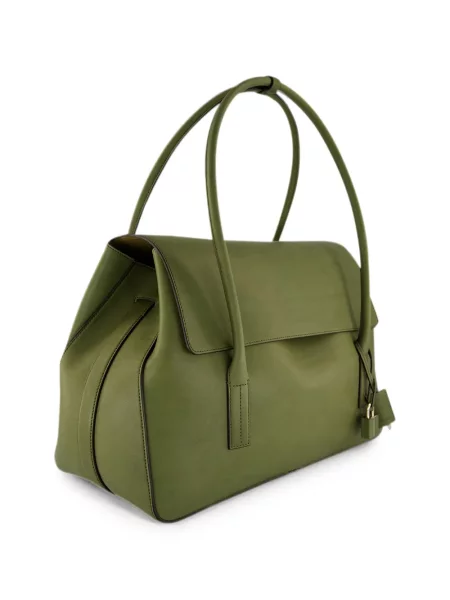 Geantă Tom Ford din piele verde