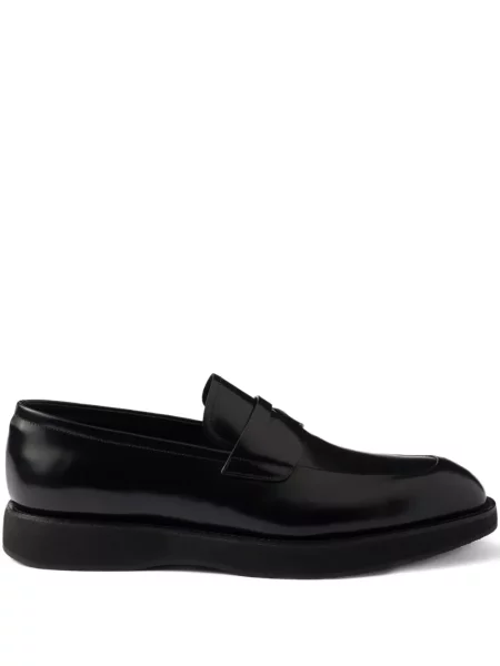Pantofi loafer Prada din piele negru