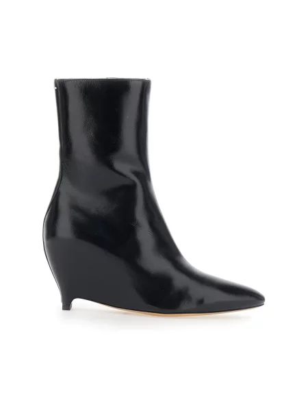 Botki Maison Margiela skórzane czarne