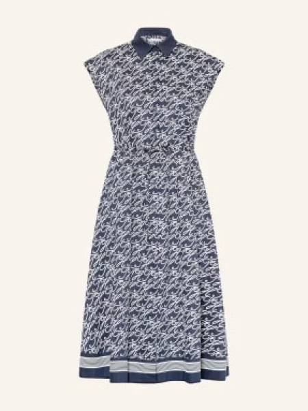 Tommy Hilfiger Sukienka Koszulowa blau biała