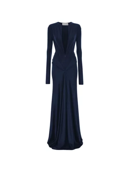 Rochie maxi Victoria Beckham albastru