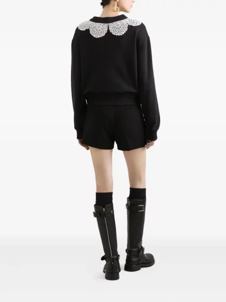 Hanorac Dolce & Gabbana din dantelă negru
