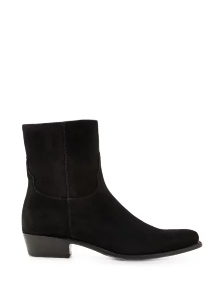 Botine Polo Ralph Lauren din piele de căprioară negru