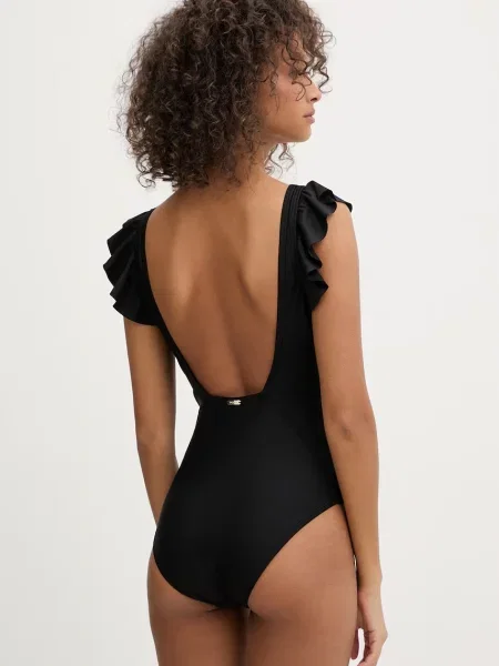 DKNY strój kąpielowy jednoczęściowy czarny