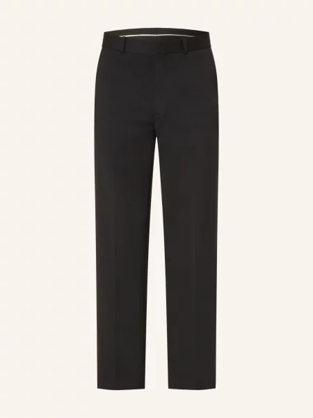 Calvin Klein Jerseyové Kalhoty Straight Fit černá