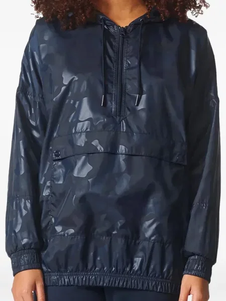 Кадифена поло тениска Adidas с V-образно деколте безпроблемно черно