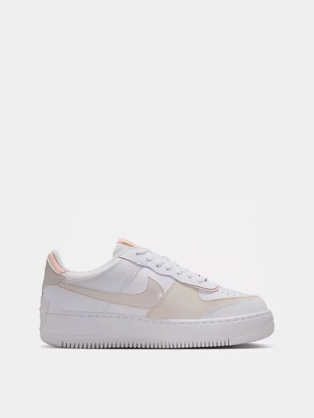 Кожаные кроссовки Nike белые
