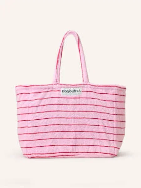 Bongusta Plážová Taška Naram růžová červená