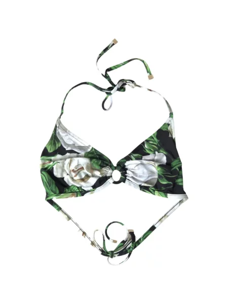 Top Dolce & Gabbana cu model floral cu imagine negru