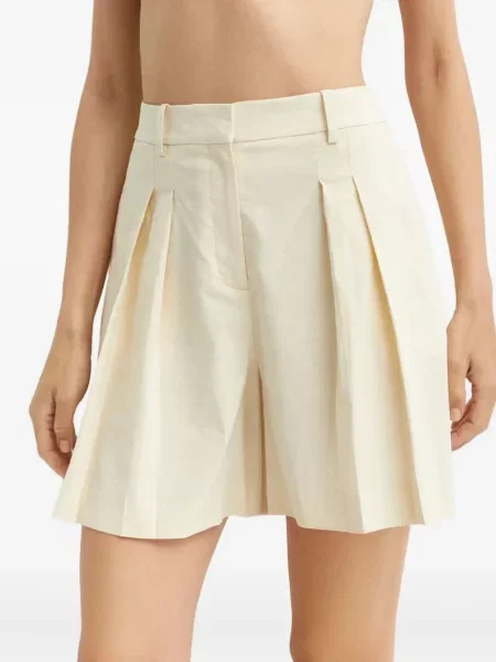 Pantaloni scurți Theory plisate