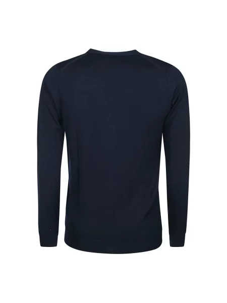 Sweter John Smedley z wełny merino niebieski