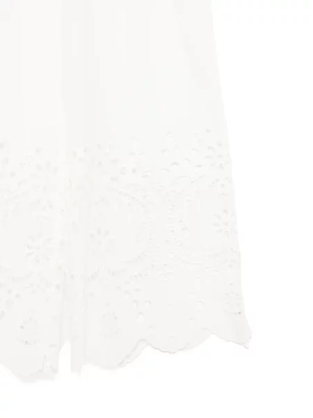 Pantaloni Bambah alb