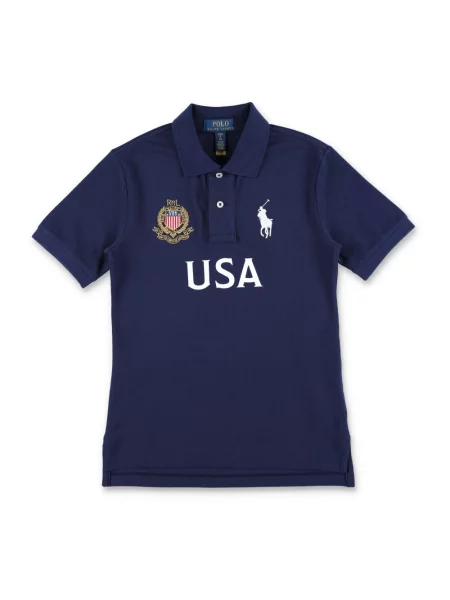 Koszulka polo Polo Ralph Lauren niebieska