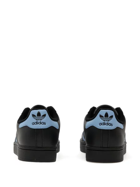 Кожаный суичър с качулка Adidas зелено