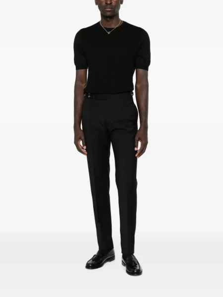 Tricou Tagliatore cu decolteu rotund negru