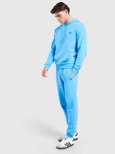Lacoste Spodnie Dbl Knit Pant niebieskie