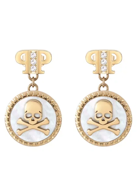 Мини серьги Philipp Plein золотые