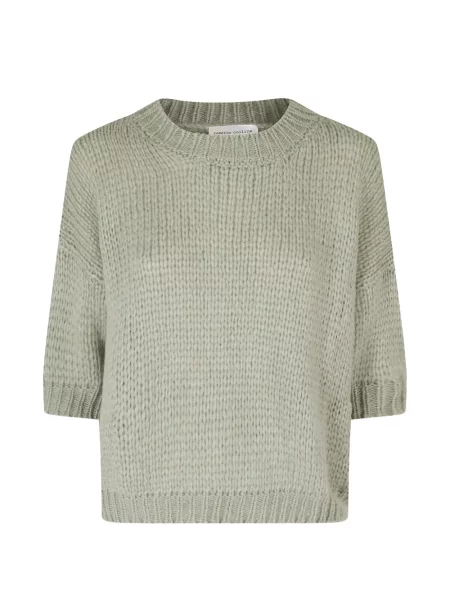 Scurt pulover Roberto Collina chunky verde